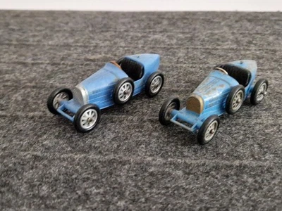2x Bugatti Type 35,  1926, No. 6, 1/43, blau, Models of Yesteryear - Bild 1 von 4