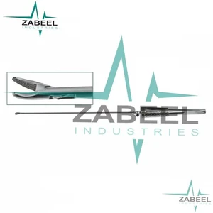 Minimally Invasive Heart Needle Holder 14in, Curved, Serrated TC Jaws By ZI - Picture 1 of 2