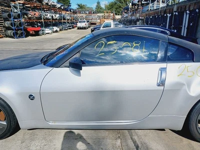 03-08 NISSAN 350Z Front Driver Door Silver/K23 OEM H010ACD7MA - Image 1 of 4