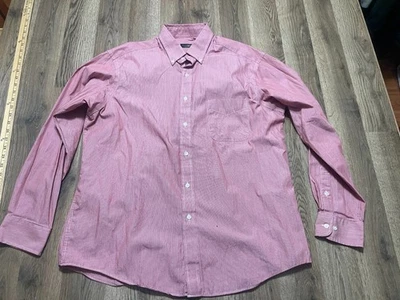 Club Room Shirt, Men's Size 16.5 34/35, Red Long Sleeve Button Up Regular Fit - Image 1 of 4