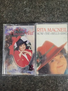 Rita MacNeil Cassette Now The Bells Ring / Once Upon A Christmas  Lot Of 2 - Bild 1 von 3