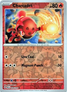Charcadet 039/193 - REVERSE HOLO - SV02: Paldea Evolved - NM - Picture 1 of 2