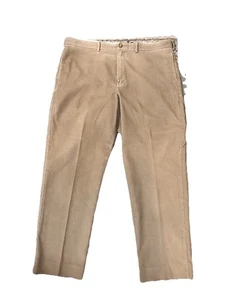 Lands End Mens Sz 40x32 Tan Cordurory Pants Traditional Fit Cotton Preppy Career - Picture 1 of 4