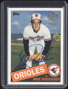 2004 Topps All-Time Fan Favorites Mike Boddicker Time Fan Favorites - Autographs - Picture 1 of 2