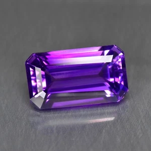 4.11Ct Octagan_Exquisite Natural Purple Amethyst Gemstone _Bolivia - Picture 1 of 1