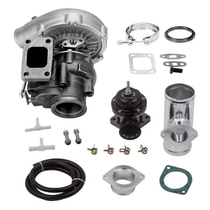 T3 T04E V-band Turbocharger Turbo.63 A/r Universal Wastegate Blow Off Valve - Foto 1 di 17