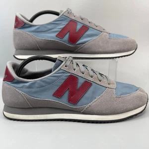 New Balance 720 Sample Herren 9,5 9 1/2 D Retro Sneaker blau grau rot Nylon Wildleder - Bild 1 von 20
