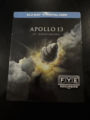 Apollo 13 25th Anniversary Steelbook Blu Ray Disc FYE EXCLUSIVE Brand New Sealed Foto 1 de 2