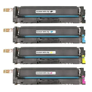 4 Toner Cartridges (Set) for HP Colour LaserJet Pro MFP 3302fdn 3302fdw 3302sdwg - Picture 1 of 1