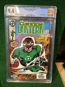 Green Lantern #v3 #1 CGC 9.4 1990 DC Comics Batman, Blue Beetle, Fire & Ice App - Picture 1 of 2