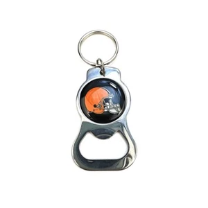 Cleveland Browns Bottle Opener Key Chain - Metal Finish License Item - Picture 1 of 1