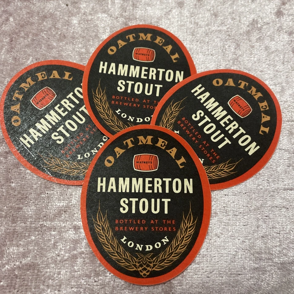 Hammerton stout oatmeal labels - Image 1 of 1