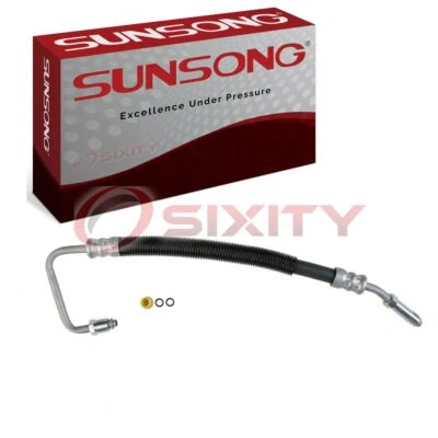 Manguera de línea de presión de dirección asistida Sunsong para Chevrolet Corvette 1997-2004 ya Foto 1 de 4