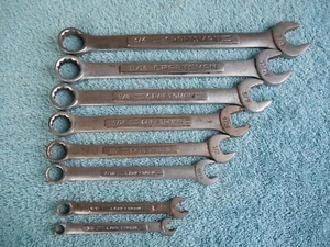 VINTAGE Craftsman 8 pc. COMBINATION WRENCH SET **MADE IN USA** - Picture 1 of 9