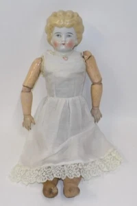 Antique China Head Kid Body Composition Arm 18" Doll - Picture 1 of 7