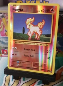 Pokemon Card PONYTA REVERSE HOLO EVOLUTIONS 19/108 A - Picture 1 of 3