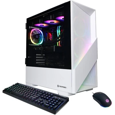 CyberPowerPC Ryzen 7 7800X3D RTX 5070 32GB DDR5 1TB SSD Gaming PC Computer Win11 - Image 1 of 4