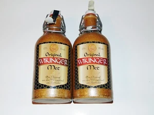 Original Wikinger Met - 2 x 0,5 l Steingut Flasche mit Bügelverschluss LEER - Bild 1 von 3