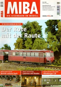 Auswahl: MIBA-DIE EISENBAHN IM MODELL-Jg. 2006-Gleisbau-Modellbau-Lokomotiven - Picture 1 of 6