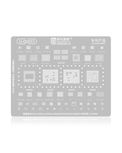BGA Reballing Schablone U-QSD11 kompatibel für Samsung Galaxy S23 (SM6450 / SM8550 - Bild 1 von 1