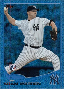 2013 (YANKEES) Topps Silver Slate Blue Sparkle Wrapper Redemp #469 Adam Warren