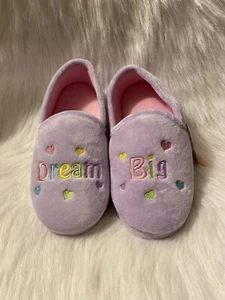 Zapatillas Wonder Nation Niñas Talla 4-5 “Dream Big” Púrpura Corazón Zapatos NUEVO - Imagen 1 de 5