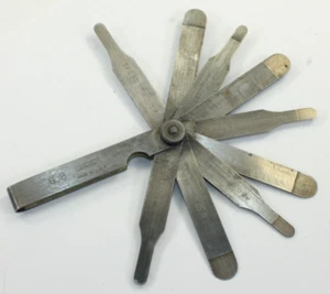 Vintage Herbrand G8 Feeler Gage Thickness Gauge Tune-up Plugs Valves Ignition US - Picture 1 of 12