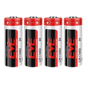 4pcs CR17450 3V 2.4Ah Cylindrical Batteries Alarm System Li-ion Battery - Picture 1 of 3