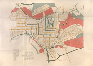 Map of Nagaoka Castle Town - Niigata - Keio era (1866-1868), Reproduction - Picture 1 of 5