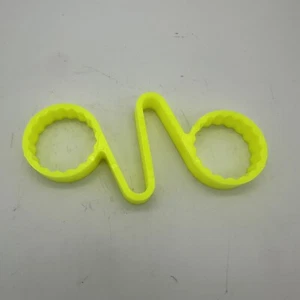 Etiquetas de seguridad Checklink indicadores de tuerca de rueda de bloqueo amarillo 32 mm (x12) - Imagen 1 de 1