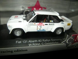 1:43 CMR Fiat 131 Abarth#2 Rallye Sanremo 1980 W. Röhrl/C. Geistdörfer en embalaje original - Imagen 1 de 1
