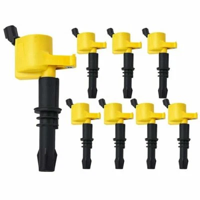 8+ Bobinas de encendido amarillas DG511 para Ford F-250 Super Duty 2005-2008 5,4 L V8 Foto 1 de 2