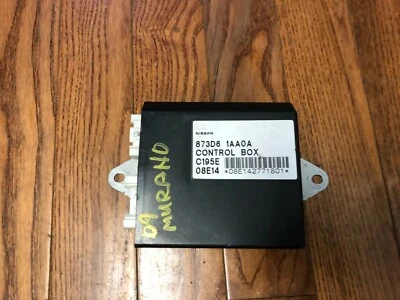 Módulo de controle de assento traseiro 2009-2012 Nissan Murano fabricante de equipamento original 873D6-1AA0A - Imagem 1 de 4