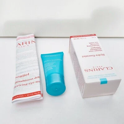 1x Clarins Hydra-Essentiel Moisturizing Reviving Eye Mask, 5ml, Travel Size BNIB - Image 1 of 4