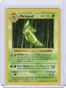 Shadowless Metapod 54/102 Pokémon Base Set Vintage - 695 - Bild 1 von 2
