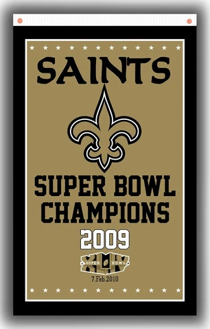 New Orleans Saints Football Team Champion Flag 90x150cm 3x5ft Super banner Cover