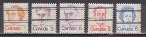 1973-1976 Canada SC# 586xx-593xx Caricature Precancelled Definit. Lot# 59 M-NH   - Picture 1 of 1