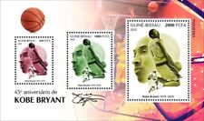 Basketball 45th Anniversary of Kobe Bryant MNH Stamps 2023 Guinea-Bissau M/S