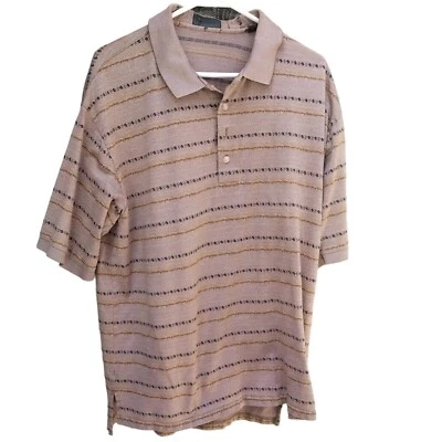 CAMISA POLO HOMBRE DESCENTE XL MARRÓN Y TOSTADO MANGA CORTA Foto 1 de 2