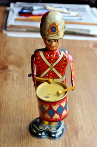 Vintage MARX Wind Up Tin Drummer Boy Working - 'EYES MOVE'!! RARE - Picture 1 of 15