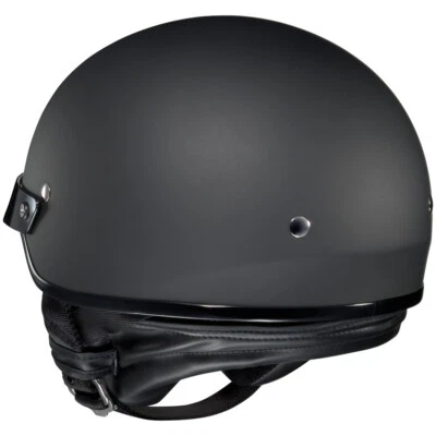 HJC Motorcycle Helmet Half Open Face Matte Black Adult XS Extra Small CS-2N - Image 1 of 4