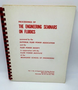 Proceedings of the Engineering Seminars on Fluidics Book 1966 NFPA - Picture 1 of 8