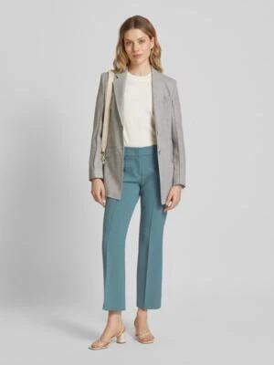 Cambio fabric trousers with pressed pleats model 'FARAH' in mint new/38 RRP €169.90 - Image 1 of 4