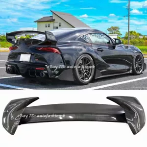 Alerón trasero de fibra de carbono GT para Toyota GR Supra A90 A91 MK5 2020-24 - Imagen 1 de 15