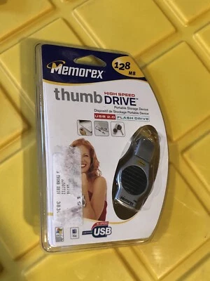 memorex usb flash drive 128mb VINTAGE. - Image 1 of 2