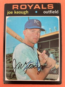 1971 Topps baseball Set Break; #451 Joe Keough, Good