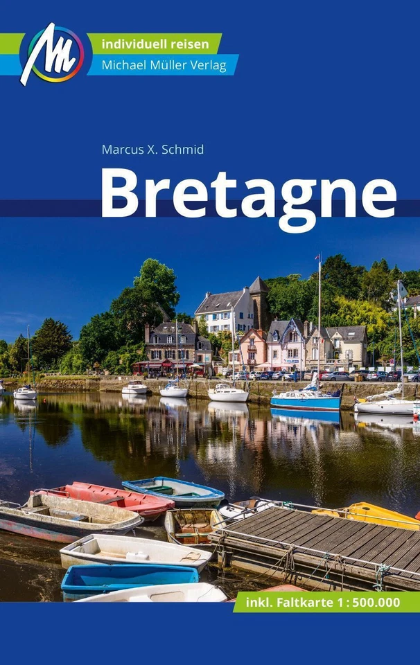 REISEFÜHRER Bretagne 2023/24 + LANDKARTE, Michael Müller Verlag, UNGELESEN - Bild 1 von 1