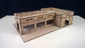 Industriebau Tech Post Landschaft Gelände Kriegsspiele Infinity Tischplatte 28mm - Bild 1 von 11
