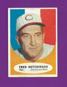 1961 Topps baseball card #135 Fred Hutchinson Cincinnati Reds EX - Picture 1 of 2