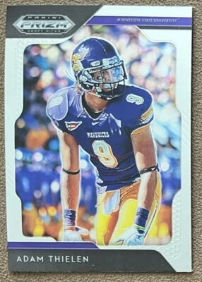 2019 Panini Prizm Draft Picks Adam Thielen Minnesota State Mavericks #4 NCAA - Image 1 of 2